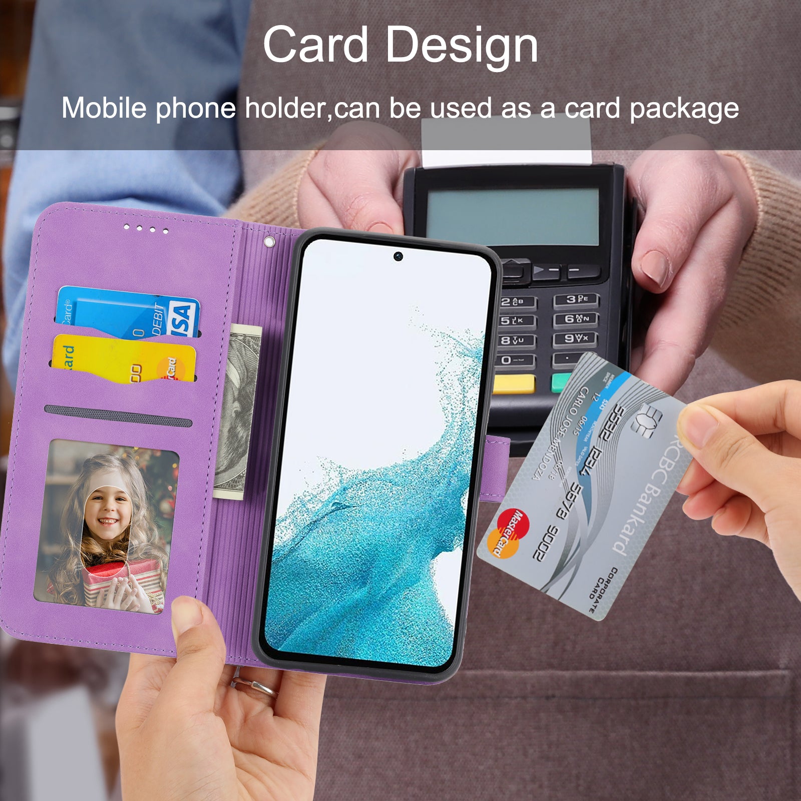 DIERFENG DF-03 Mobile Phone Leather Case for Samsung Galaxy A54 5G Lines Imprinted Stand Wallet Phone Cover DIERFENG DF-03 Mobile Phone Leather Case for Samsung Galaxy A54 5G Lines Imprinted Stand Wallet Phone Cover